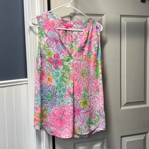 Lilly Pulitzer silky tank